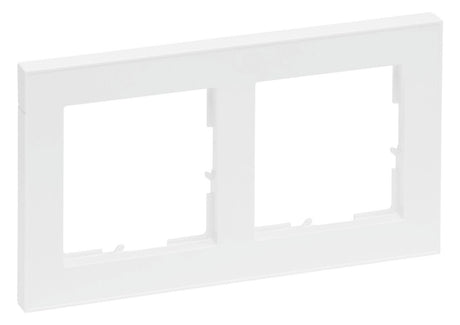 Legrand 765182 SEANO+2-fach Rahmen in der Farbausführung Ultraweiß