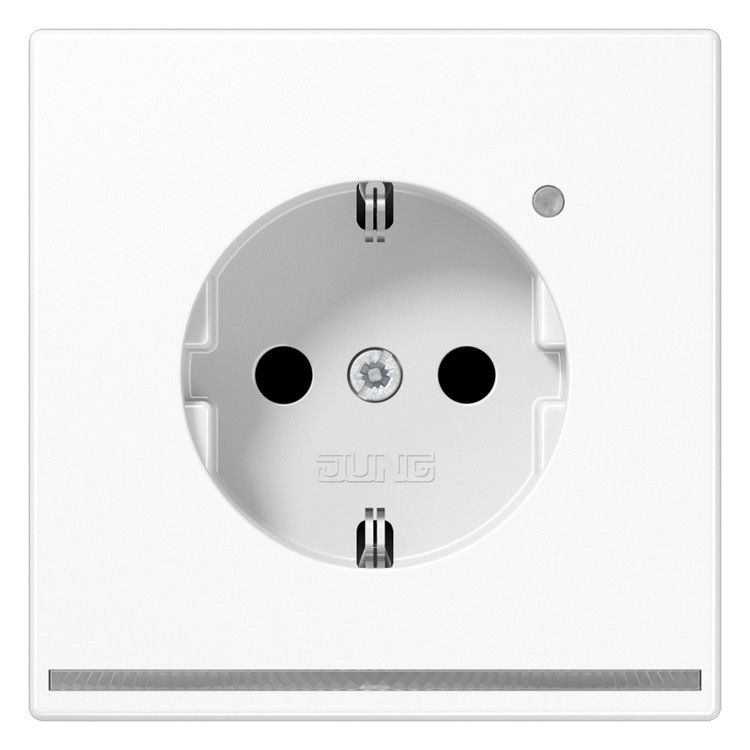 Jung LS1520-OWWLNW SCHUKO-Steckdose m.LED-Licht
