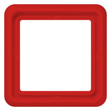 Jung CD581GLRT Rahmen 1fach 81x81mm rot
