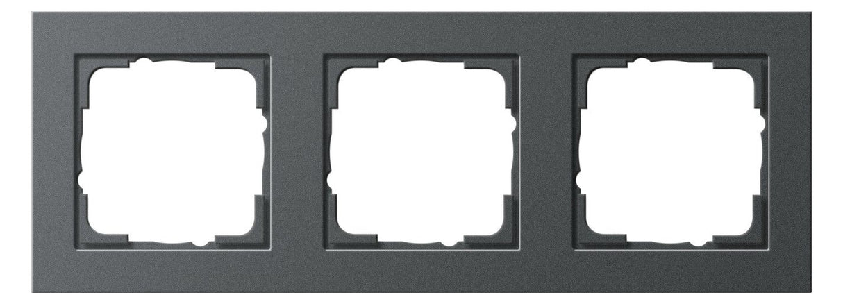 GIRA 021323 Abdeckrahmen 3fach E2 Anthrazit