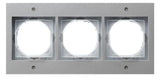 GIRA 021365 Abdeckrahmen 3fach TX_44 WG UP Farbe Alu