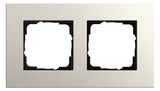 GIRA 0212220 Abdeckrahmen 2fach Esprit Linoleum-Multiplex Hellgrau