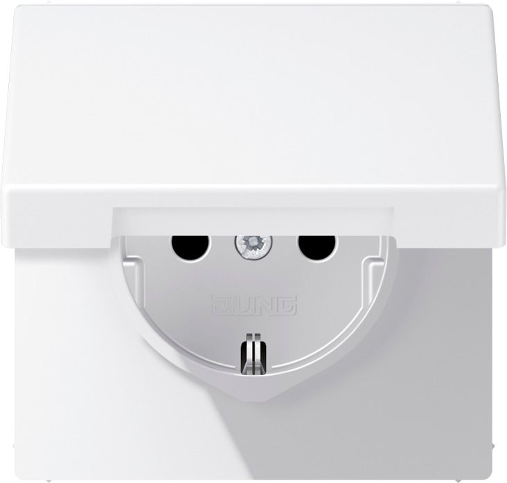 Jung LS1520BFKLWWM SCHUKO Steckd.m.Klappd.
