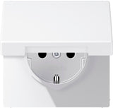 Jung LS1520BFKLWWM SCHUKO Steckd.m.Klappd.