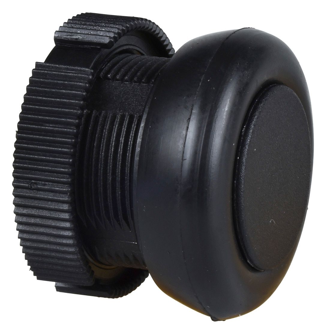 Schneider XACA9412 Drucktaster schwarz m.Schutzkappe f.Hängetaster Fronteinbau