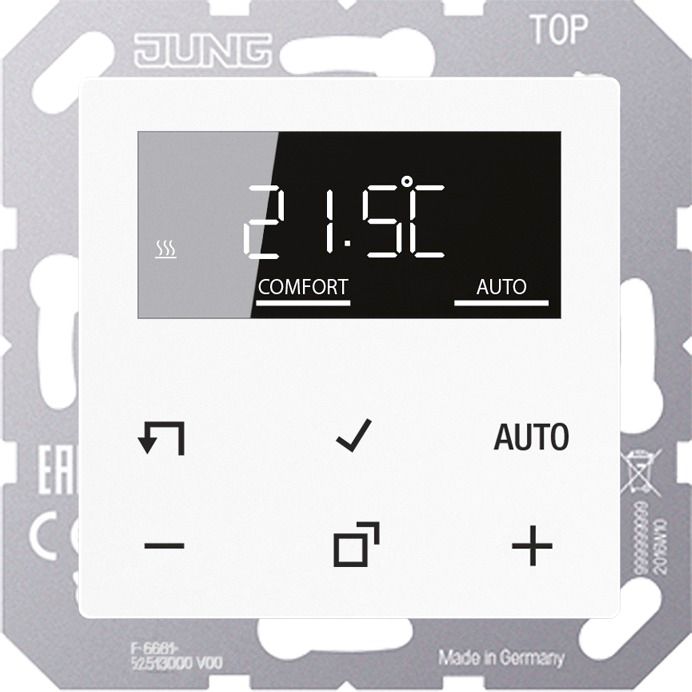 Jung TRDA1790WW Raumtemperaturregler m.Display Standar