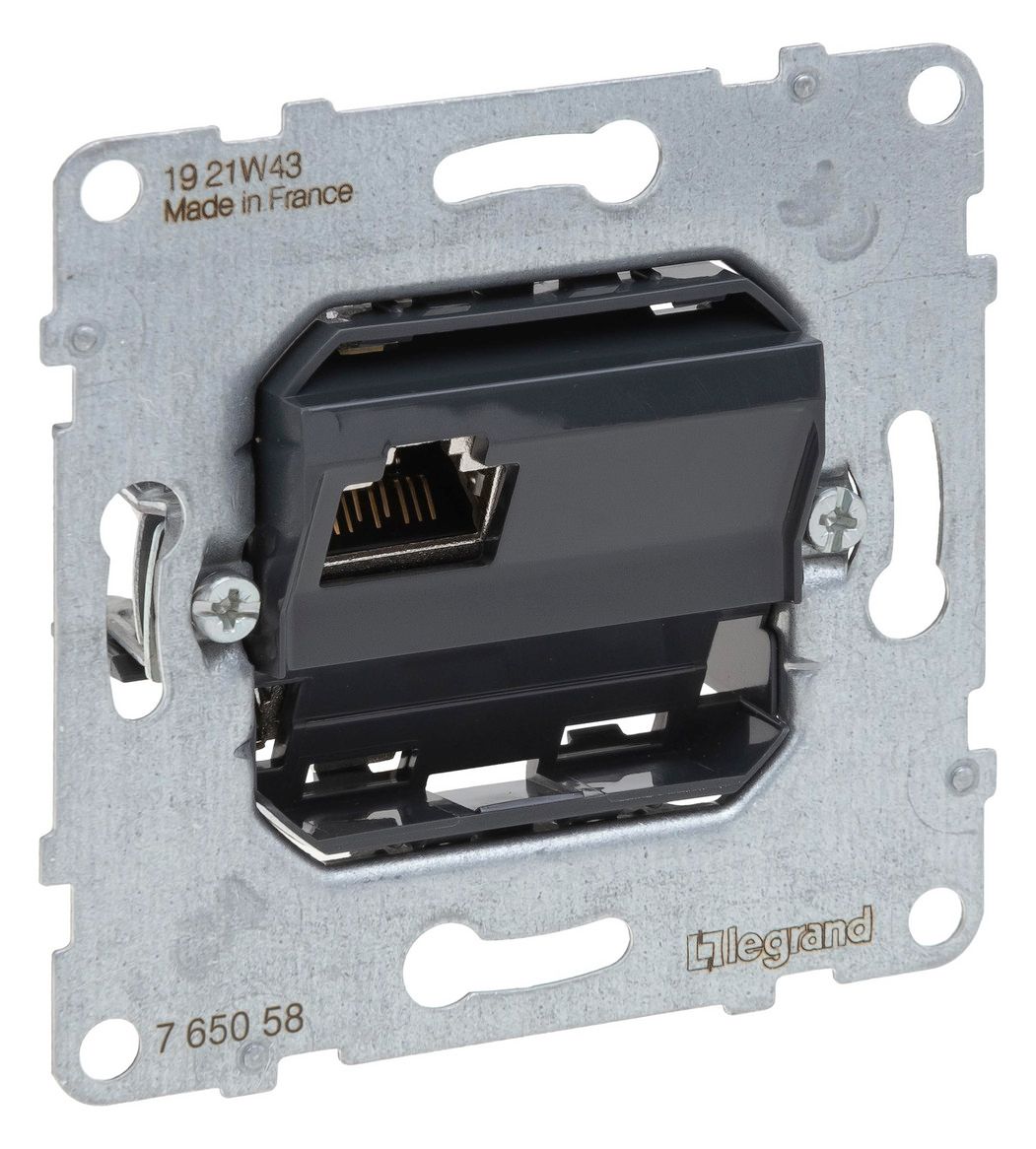 Legrand 765058 SEANO Einsatz Datendose RJ45 Kat.6A STP geschirmt