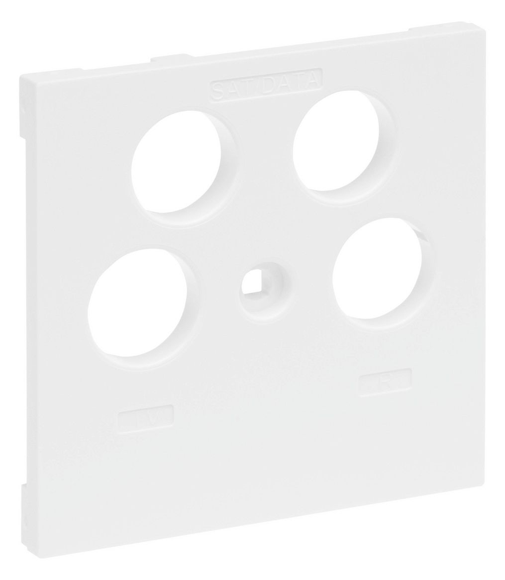 Legrand 765157 SEANO Abdeckung TV-R-SAT-SAT f.Fremdfabrikate Ultraweiß