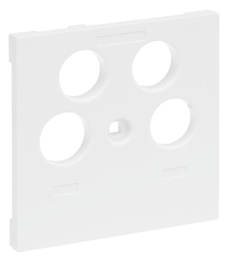 Legrand 765157 SEANO Abdeckung TV-R-SAT-SAT f.Fremdfabrikate Ultraweiß