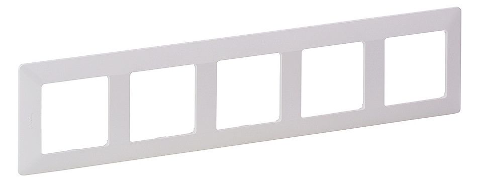 Legrand 754005 Rahmen 5-fach Valena Life ultraweiß Thermoplast