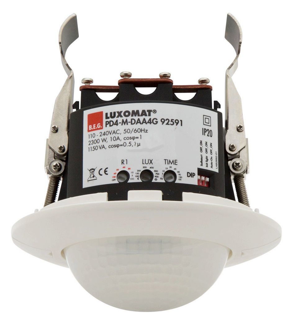 BEG 92591 PD4-M-DAA4G-DE weiß LUXOMAT Präsenzmelder Adressierbarer DALI Melder