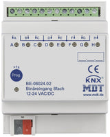 MDT BE-08024.02 Binäreingang 8fach 4TE REG 24VAC/DC