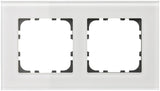 MDT BE-GTR2W.01 Glasrahmen 2fach f.55mm Programme Weiß