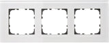 MDT BE-GTR3W.01 Glasrahmen 3fach f.55mm Programme Weiß