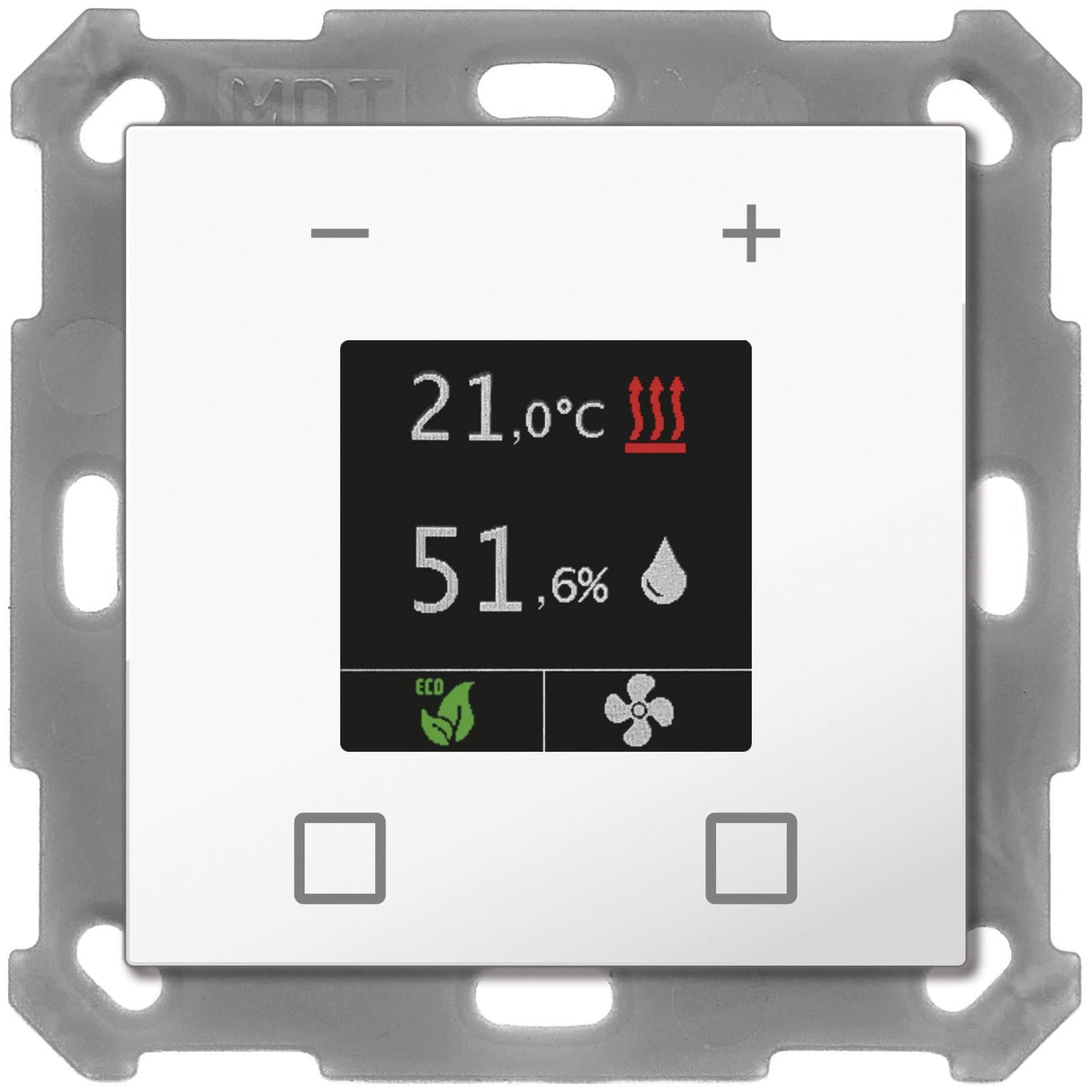 MDT SCN-RTR55S.01 Raumtemperaturregler Smart 55 Reinweiß glänzend