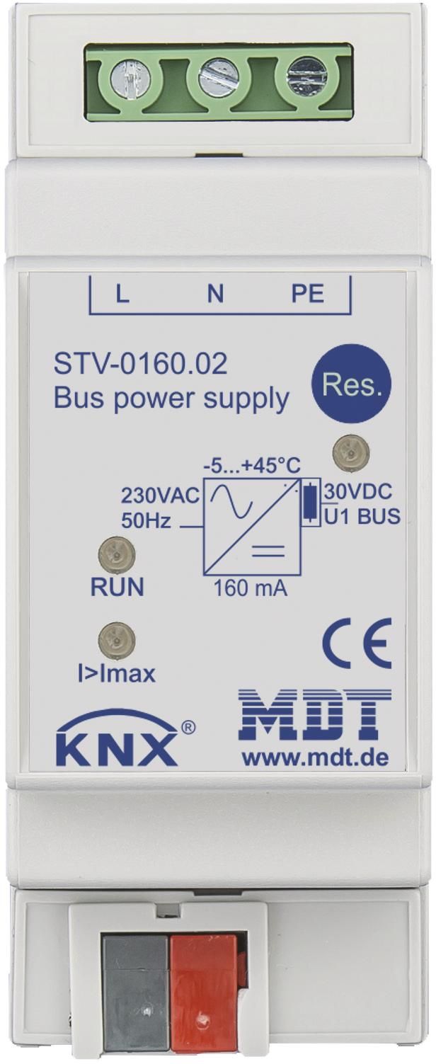 MDT STV-0160.02 Spannungsversorgung 2TE REG 160mA