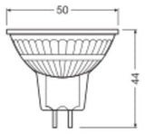 Ledvance LED MR16 50 36° P 6.3W 827 GU5.3 621lm 2700K NV LED-Reflektor