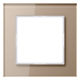 Jung AC581GLCH Glasrahmen 1fach Serie A creation champagner
