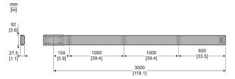 Schneider KNA160ED4303 Verteilerstrecken stück gerade 160A 3Abgangsöffnungen