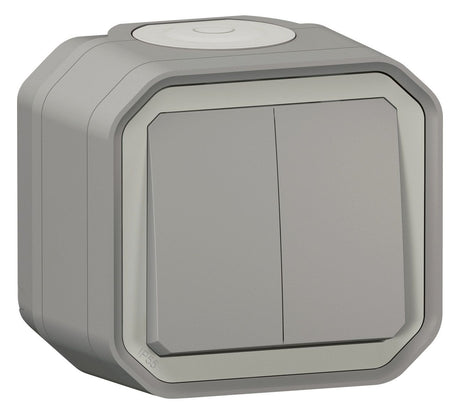 Legrand 069714L Plexo New FRAP Serienschalter 10 AX Steckkl.IK08 Grau