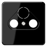 Jung CD561SATSW Abdeckung 3Loch f.SAT-TV schwarz