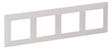 Legrand 754004 Rahmen 4-fach Valena Life ultraweiß Thermoplast