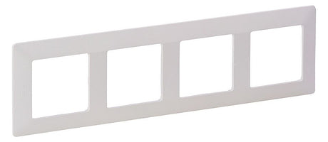 Legrand 754004 Rahmen 4-fach Valena Life ultraweiß Thermoplast