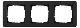 GIRA 0213153 Abdeckrahmen 3f Gira E1 Schwarz m