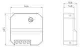 Theben DIMAX 545 plus P Univ.dimmer UP 250W LED R-/L-/C-Lasten 5450130