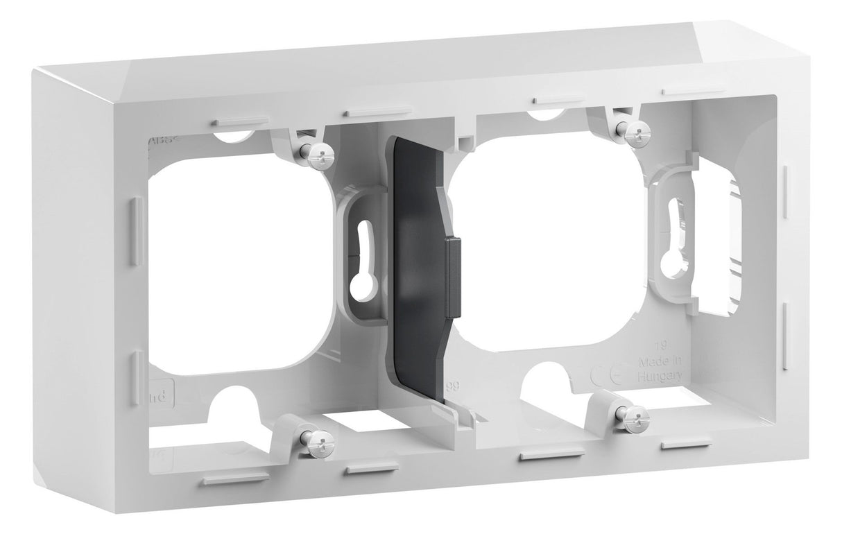 Legrand 765199 SEANO APgehäuse 2-fach in der Farbausführung Ultraweiß