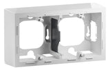 Legrand 765199 SEANO APgehäuse 2-fach in der Farbausführung Ultraweiß