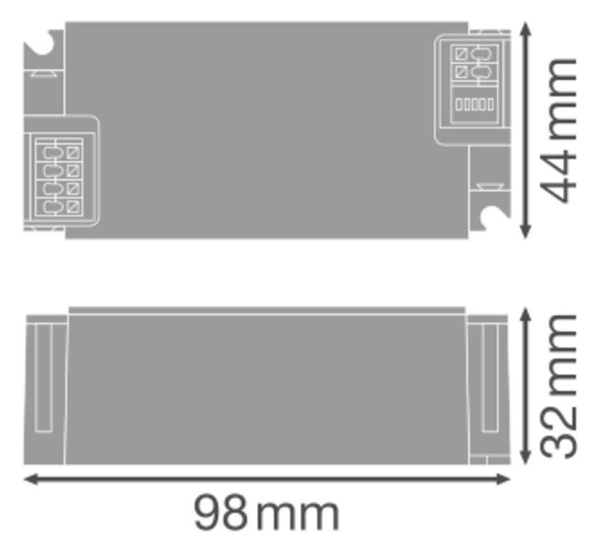 Ledvance DR DALI-P-44/220-240/1050 10X1LEDV LED-Treiber 30 A IP20