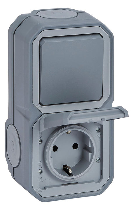 Legrand 069746L Plexo New FRAP SSDO+W/m SL,EB IP44 IK08 Grau