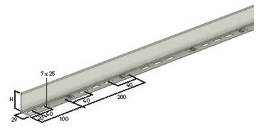 Legrand CM923020 Trennsteg COT 50 GS sendzimirverz. f.Schwerlastgitterrinnen