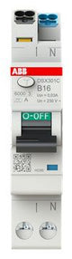 ABB DSX301CA-B16/0,03 FI/LS-Schalter 1 TE 6kA 1P+N Typ A B16 2CSR255165R1165