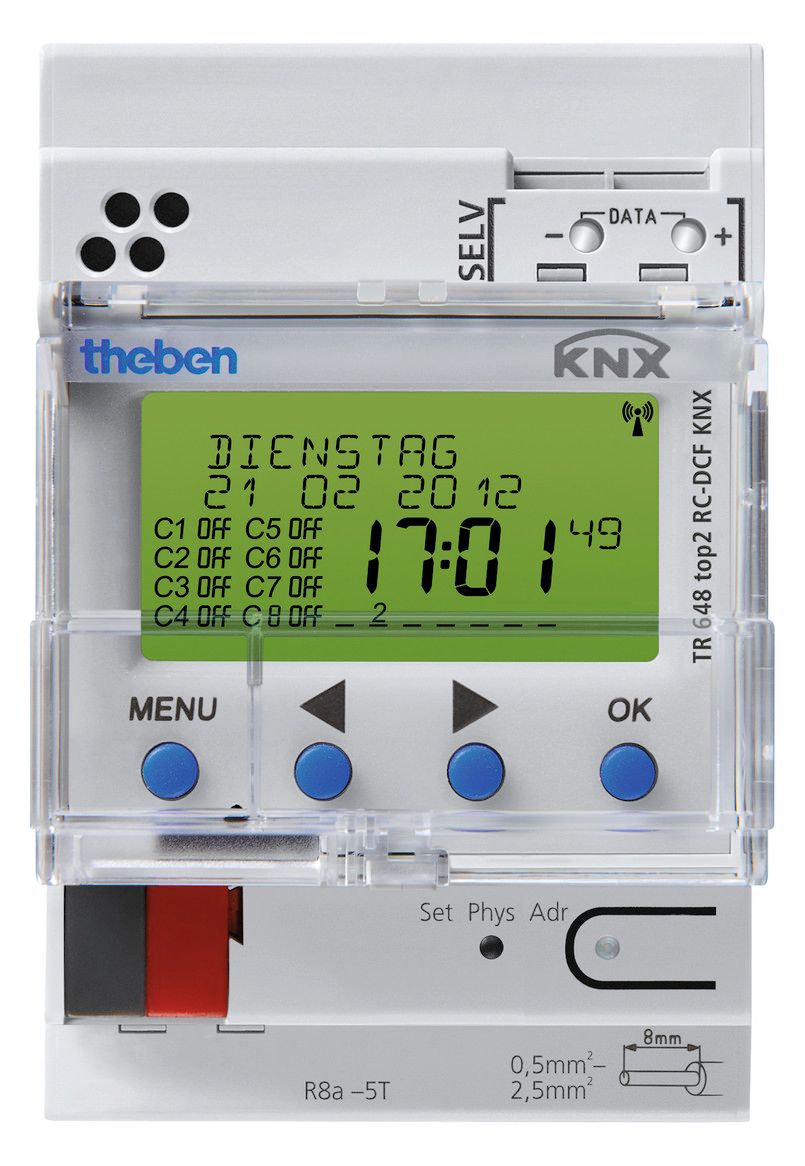 Theben TR 648 top2 RC-DCF KNX Zeit,-