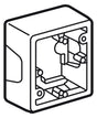 Legrand 776181 Aufputz Gehäuse 1-fach Creo ultraweiß
