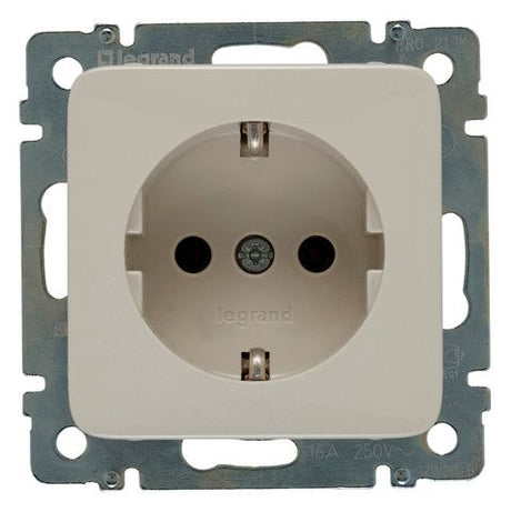 Legrand 776020 Schuko Steckdose Creo mandelweiß