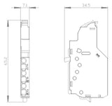 Siemens 3VA9988-0AA12 Hilfsschalter 7mm Bauhöhe