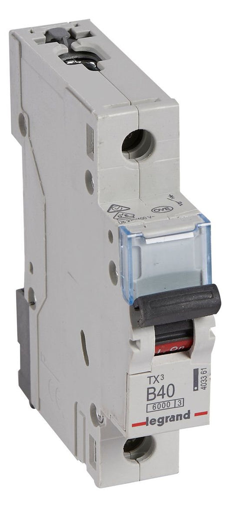 Legrand 403361 TX3 LS-Schalter B 40A 1-polig 6kA 230/400VAC 1TE