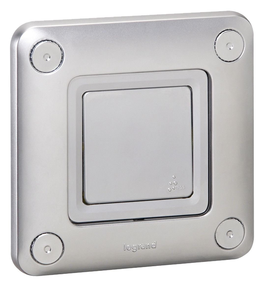 Legrand 077811 Universal Aus-/Wechsel (SL) 1p n.bel. Soliroc IP55 IK10 grau