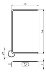 BEG 92090 IR-RC-Mini Fernbedienung LUXOMAT