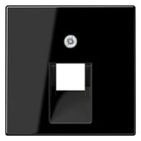 Jung A569-1PLUASW Abdeckung f.IAE/UAE 1x8polig Serie A schwarz