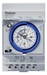 Theben SYN 161 d Zeitschaltuhr analog DIN Tagesprgm. 3TE netzsynch. 2L 1610011