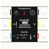 MDT BE-BZS86.01 Bedienzentrale Smart 86mm Kunststoff Reinweiß glänzend