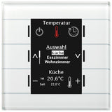 MDT BE-GBZW.01 Glas Bedienzentrale Smart m.Farbdisplay Weiß