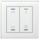 MDT BE-GTL2TW.C1 Glastaster II Light 2fach RGBW Temp. Weiß Jal./Schalten