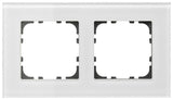 MDT BE-GTR2W.01 Glasrahmen 2fach Weiß