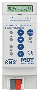 MDT JAL-0210.02 Jalousieaktor 2fach 2TE REG 10A 230VAC