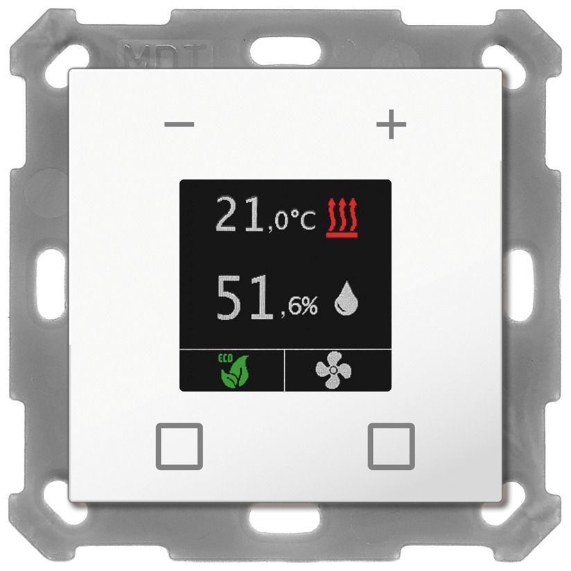 MDT SCN-RTR55S.01 Raumtemperaturregler Smart 55 Reinweiß glänzend